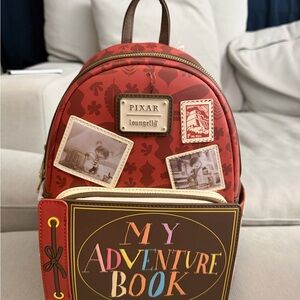 Loungefly Pixar Up Adventure Book Mini Backpack